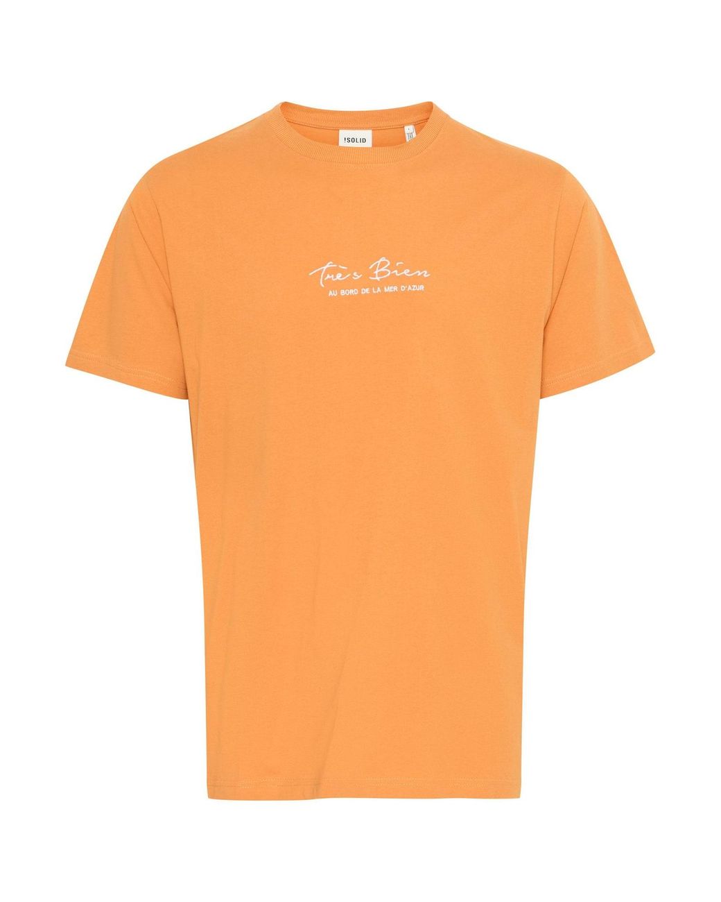 Solid Rundhalsshirt Sdpedro in Orange für Herren