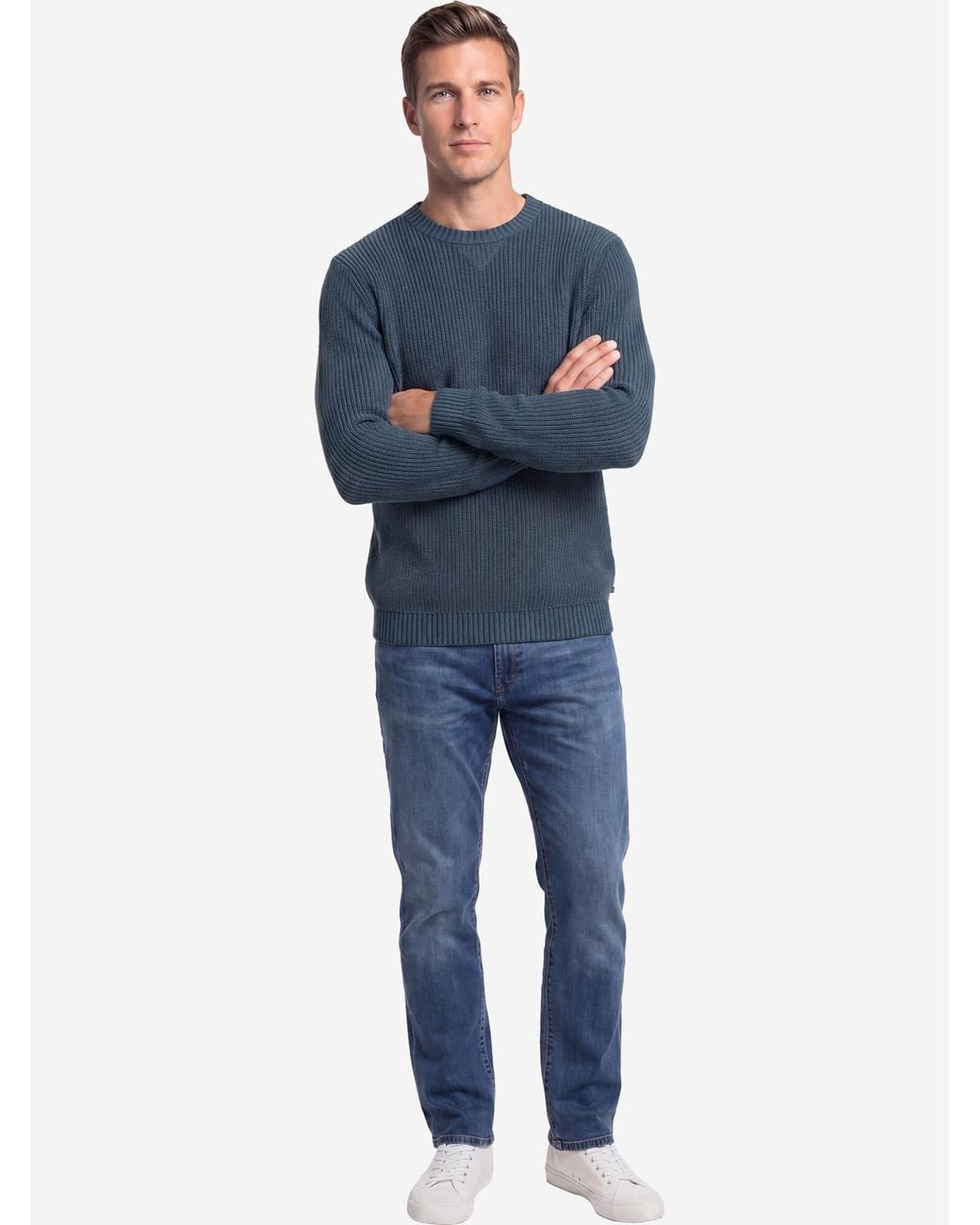S.oliver Oliver Pullover Basic in Blue für Herren