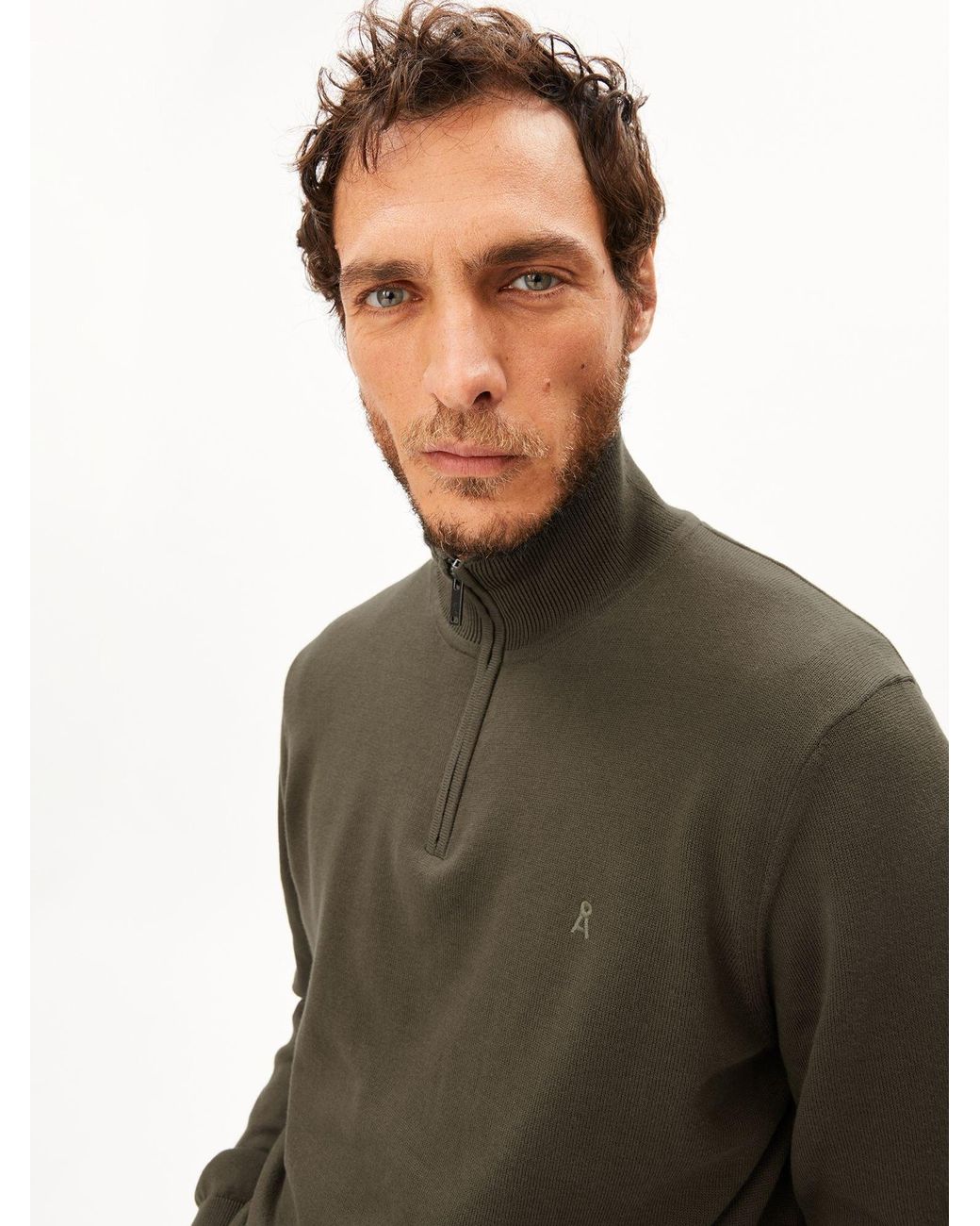 ARMEDANGELS Pullover Faabes (Gots) in Green für Herren