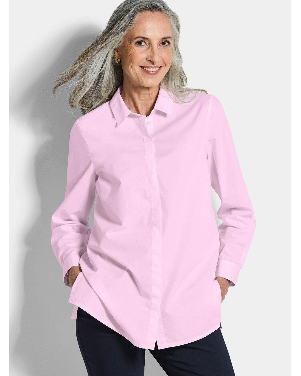Goldner Pink Bluse