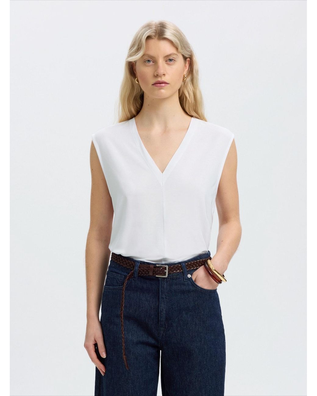SELECTED White Top Slfberta Bellis