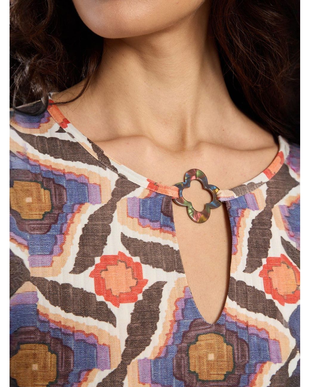 Ana Alcazar Multicolor Kleid Dhara
