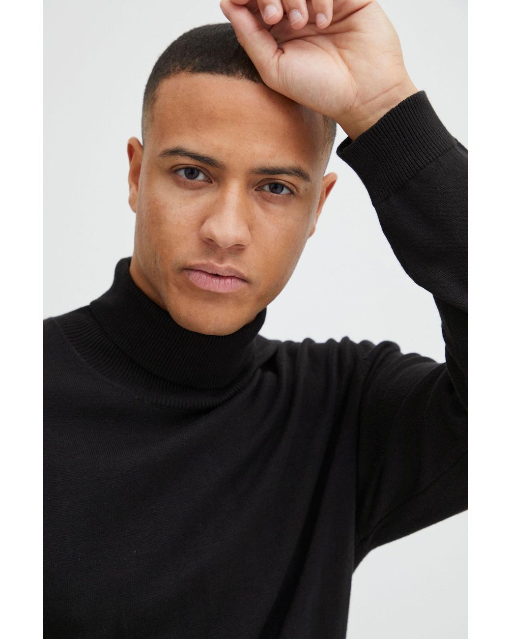 Solid Pullover Denley in Black für Herren