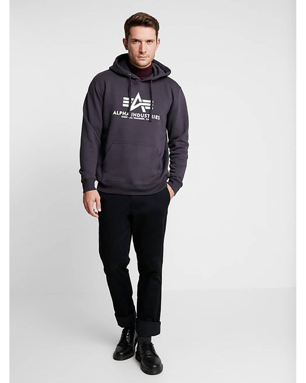 Alpha Industries Sweatshirt Basic in Blue für Herren