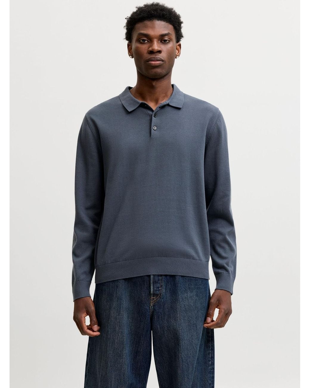 Jack & Jones Pullover Jjebasic in Blue für Herren