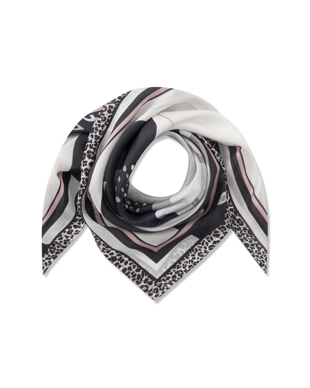 Codello Metallic Seidentuch Mit Elefantenmotiv