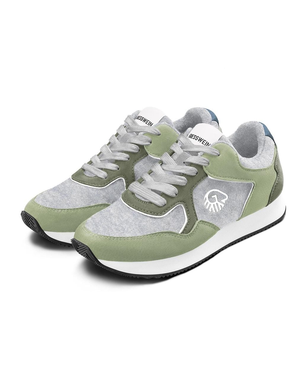 Giesswein Sneaker Retro Runner in Green für Herren