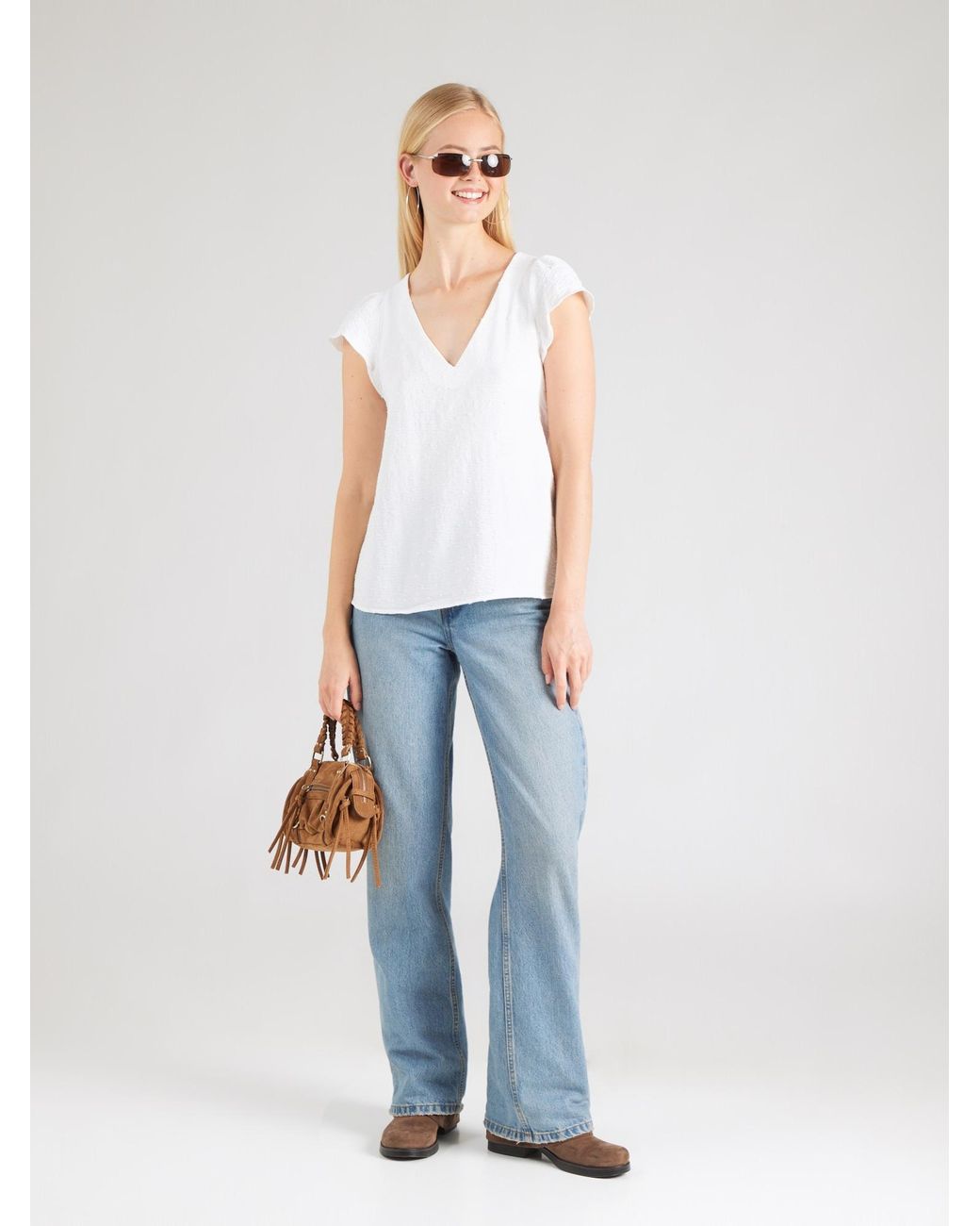 ONLY White Bluse Onlmette