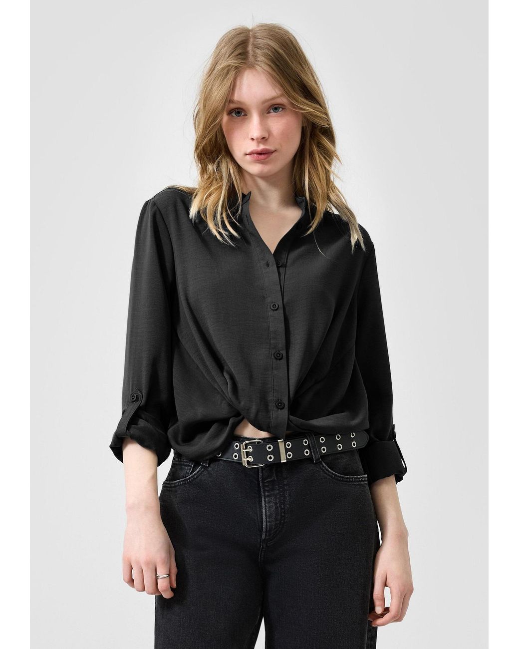QS Black Bluse