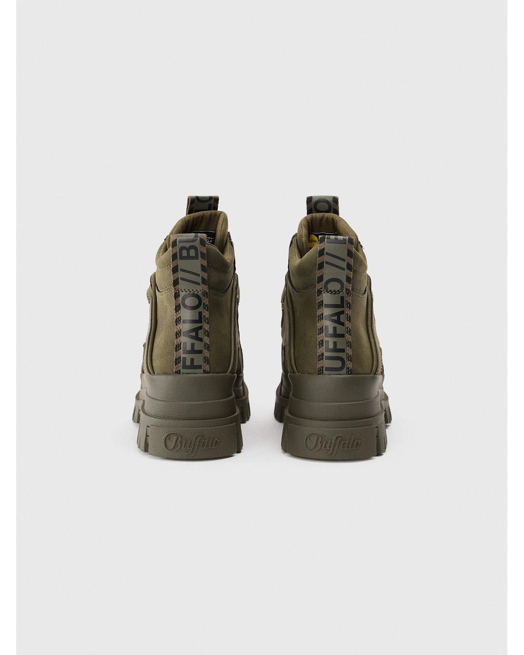 Buffalo Brown Schnürstiefelette Aspha