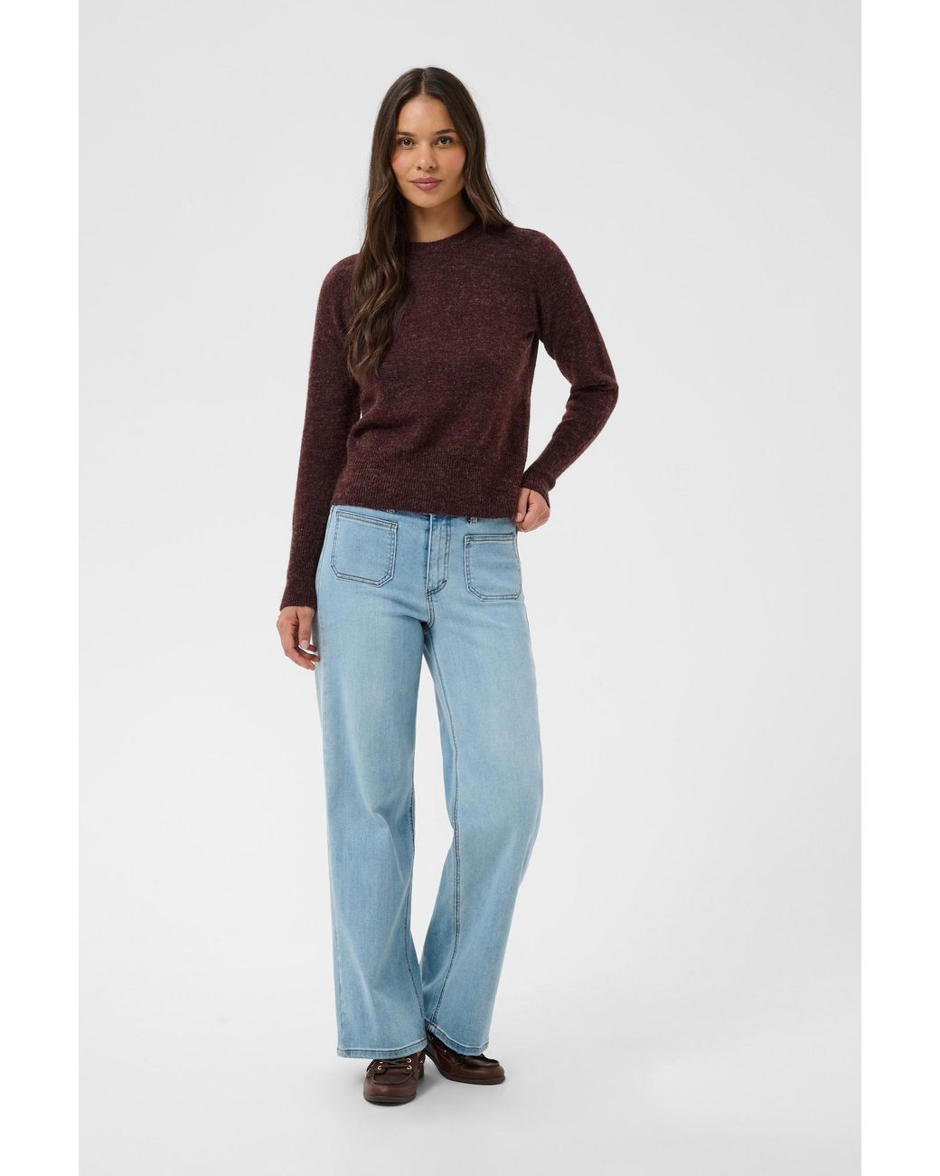 Kaffe Purple Pullover Kaniel