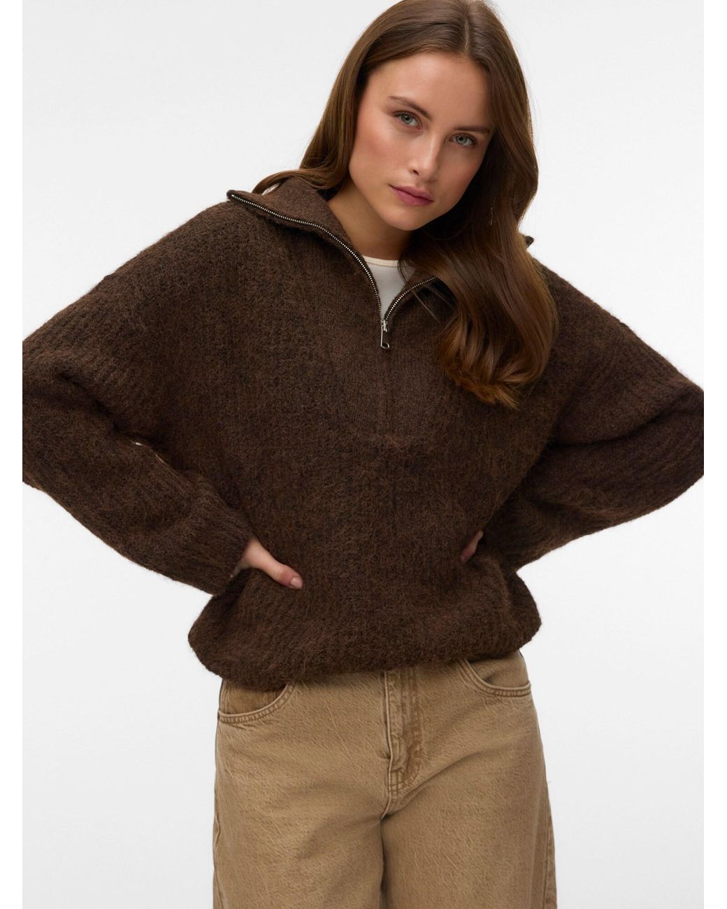 Vero Moda Brown Pullover Vmnolan