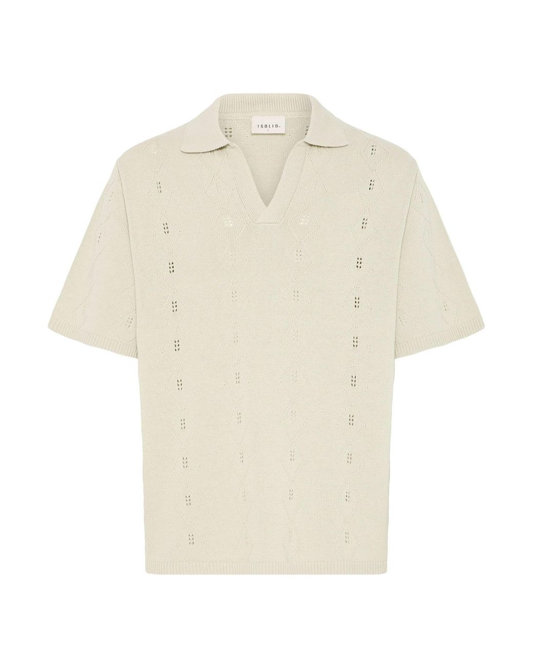 Solid Poloshirt Sdudell in White für Herren