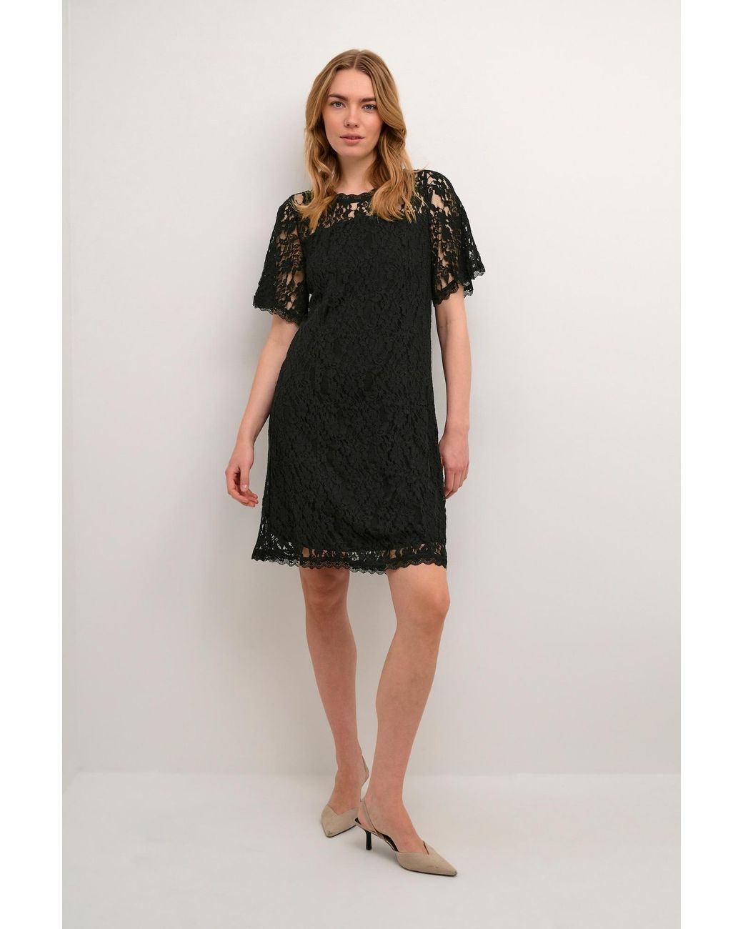 Cream Black Kleid Kit