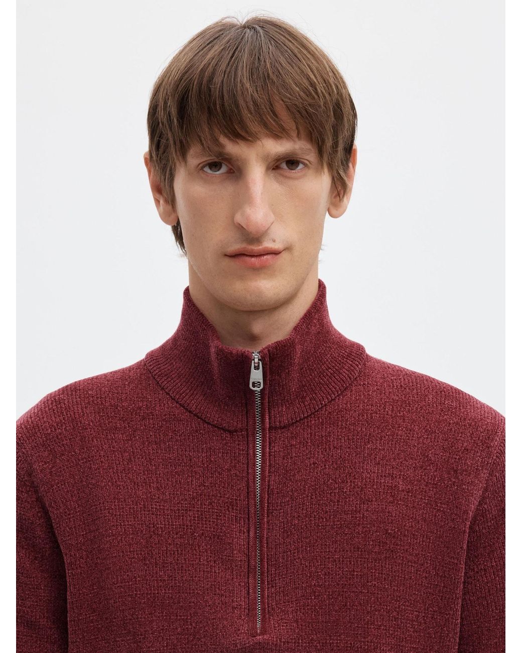 SELECTED Pullover Slhrodney in Red für Herren