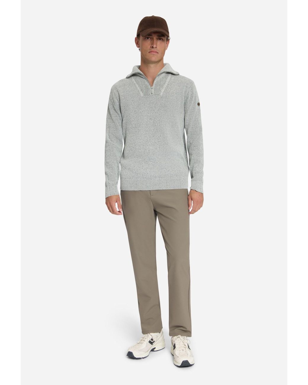 No Excess Pullover in Gray für Herren