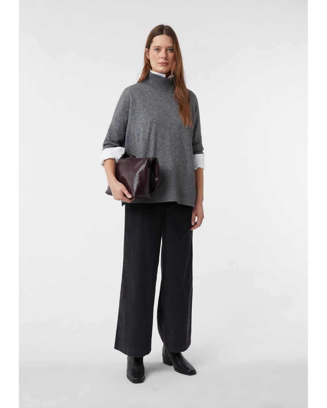 Comma, Gray Pullover
