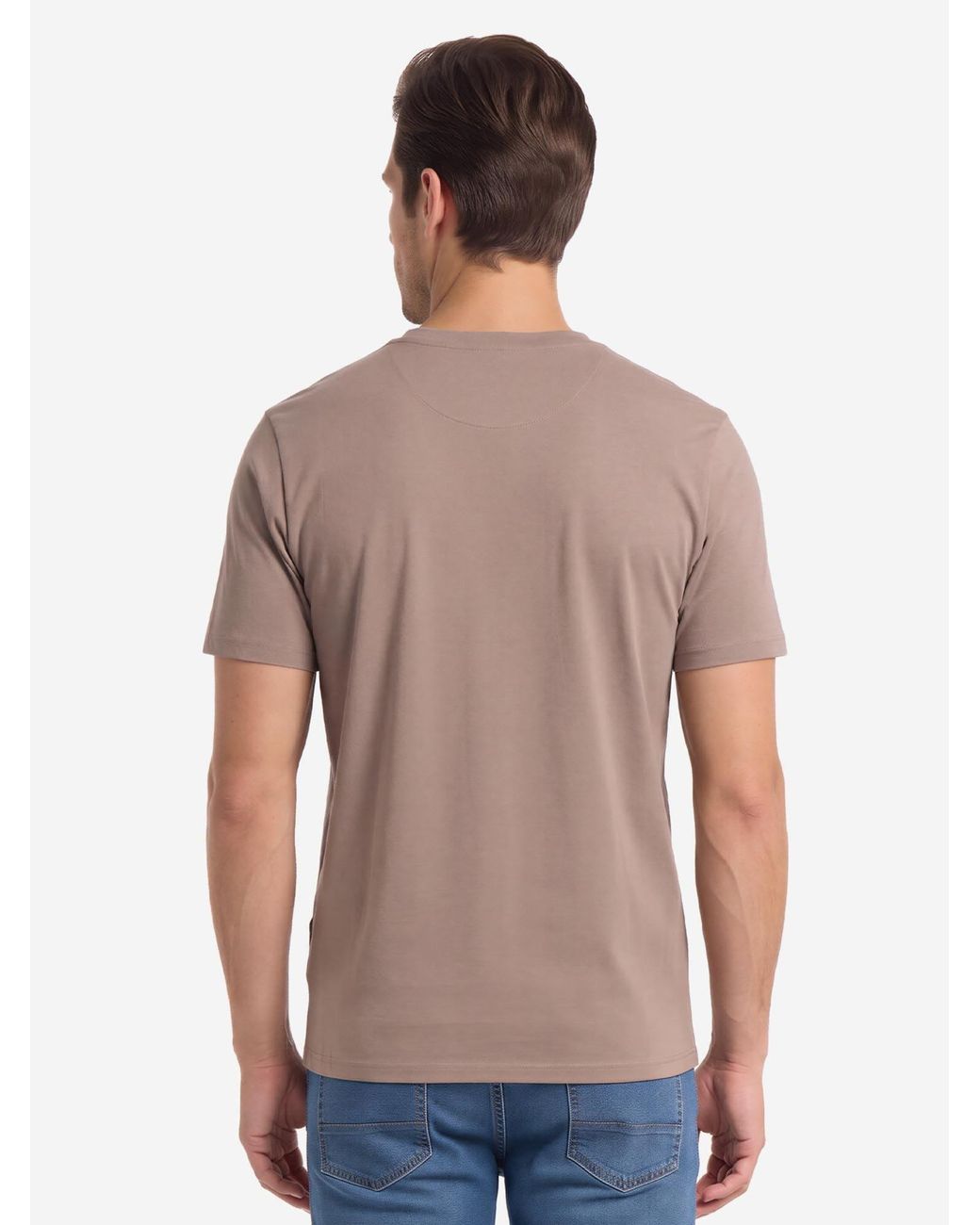 CASA MODA Shirt Basic in Brown für Herren