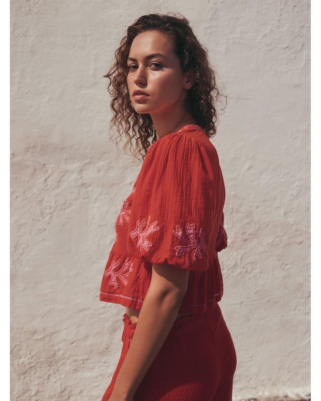 Next Red Bluse