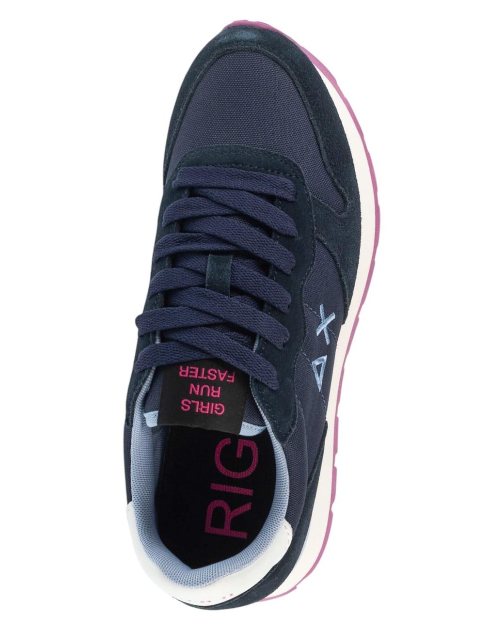 Sun 68 Blue Sneaker Low Ally Solid