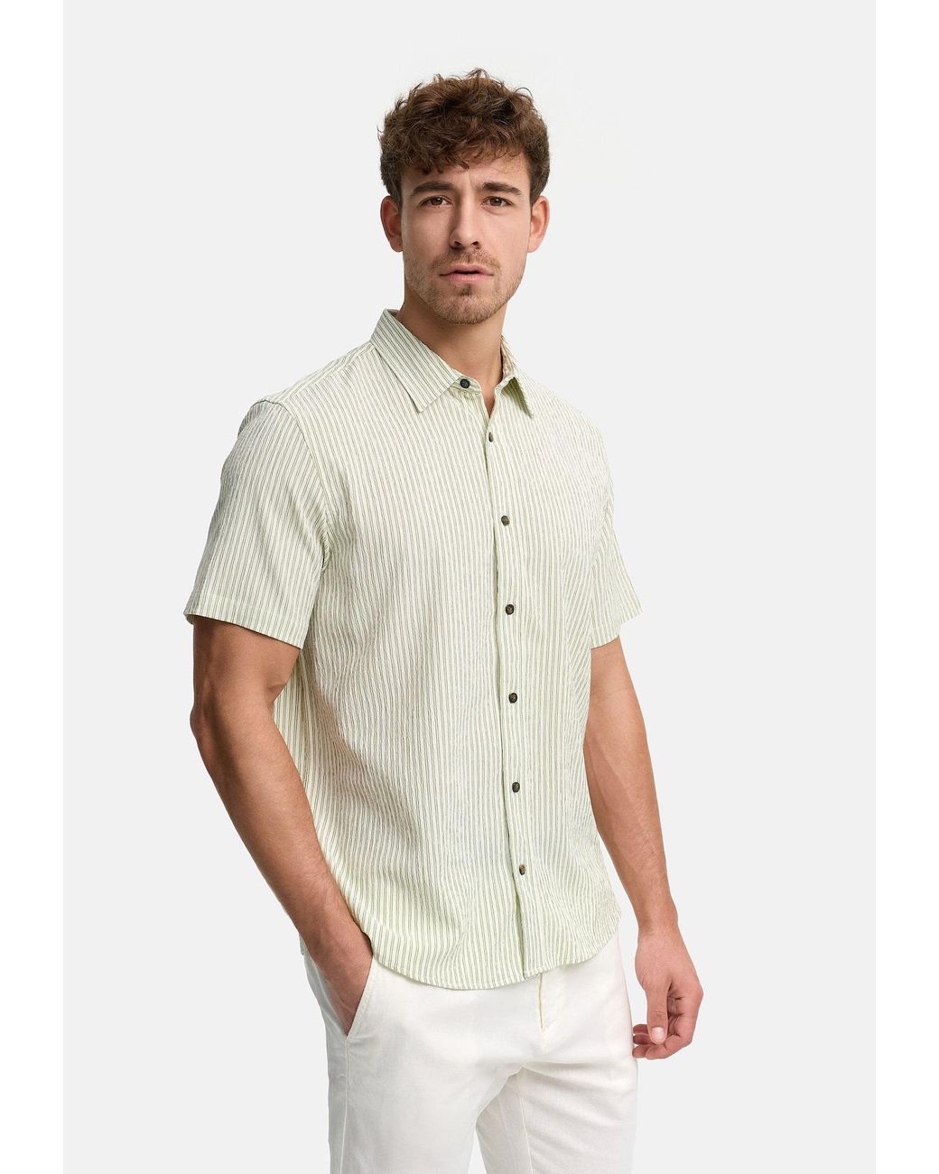 INDICODE Hemd Bimler in White für Herren