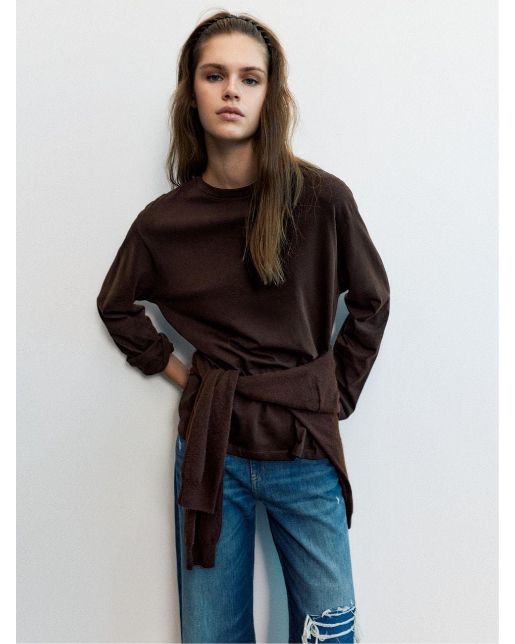 Pull&Bear Brown Shirt