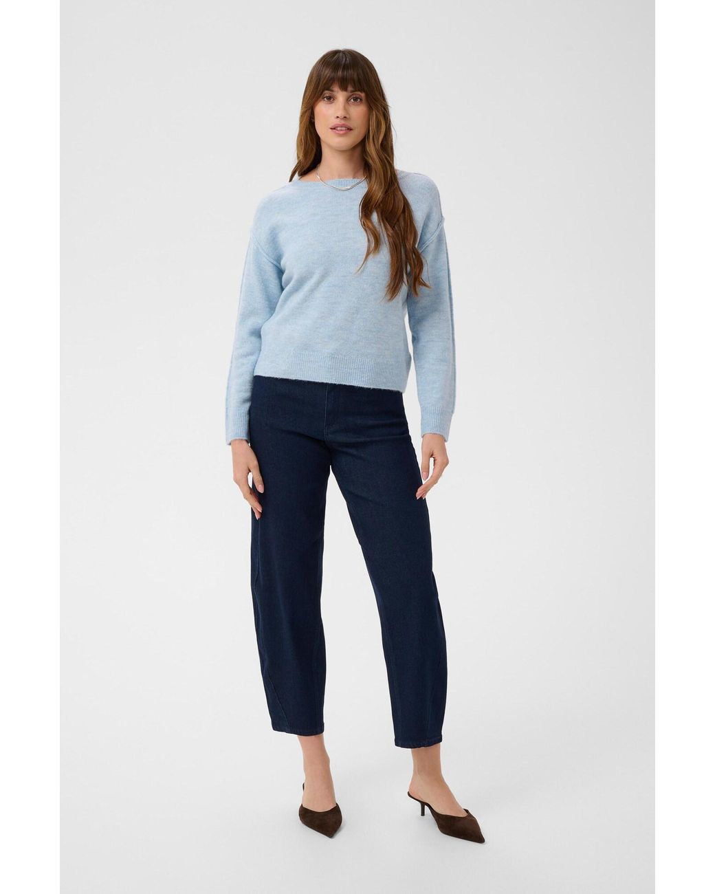 Kaffe Blue Pullover Iris