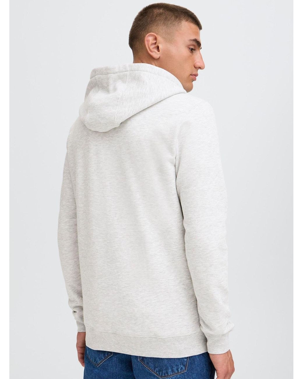 Solid Sweatjacke Sdaupo in White für Herren
