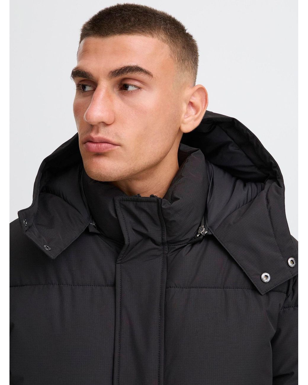 Solid Steppmantel Sdroy Long in Blue für Herren