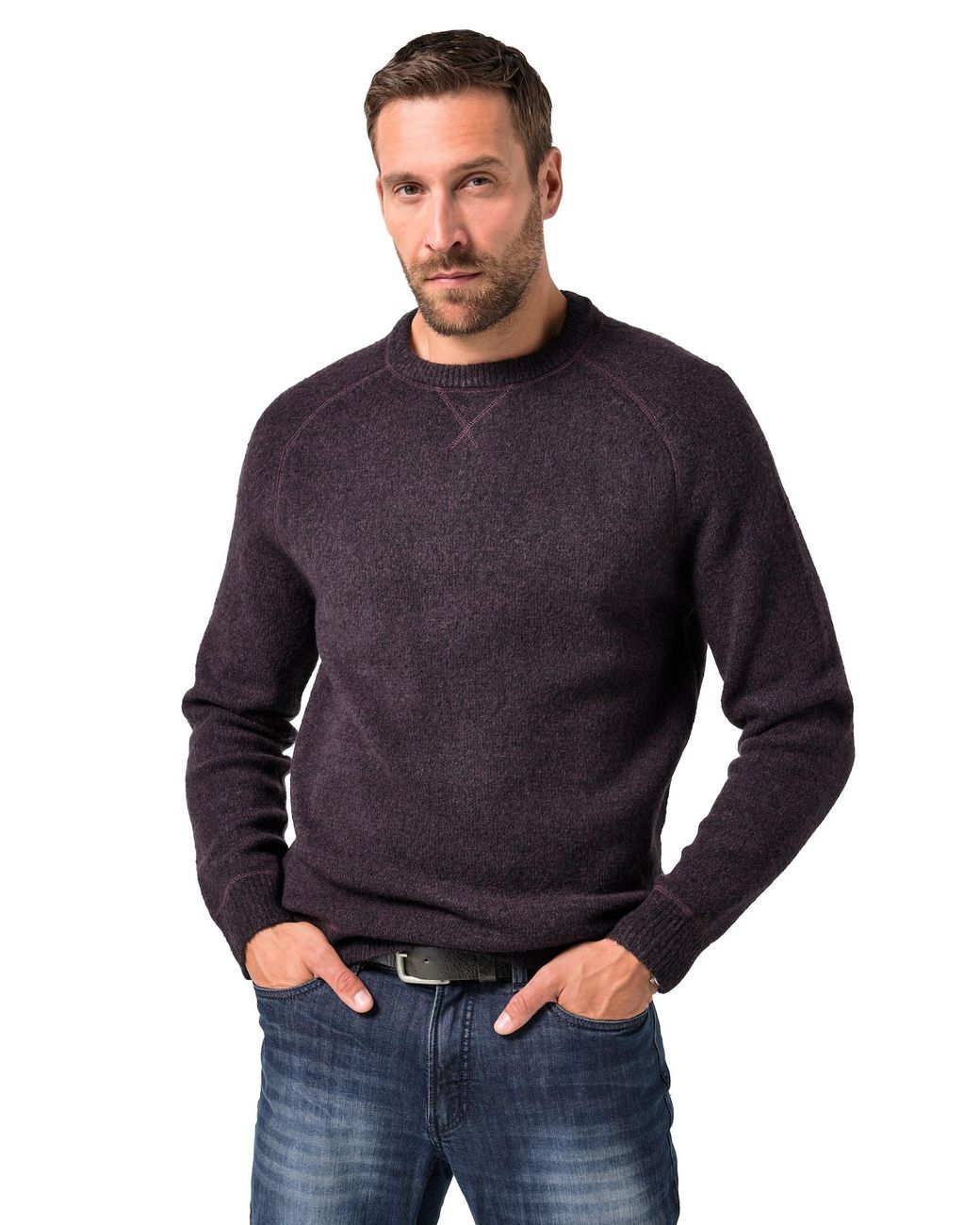 JP1880 Pullover in Purple für Herren