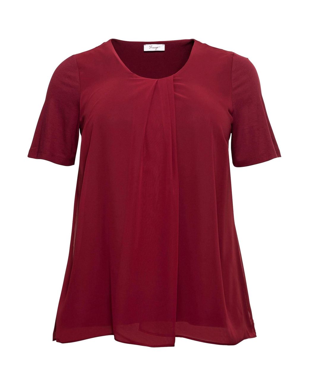 Sheego Red Bluse