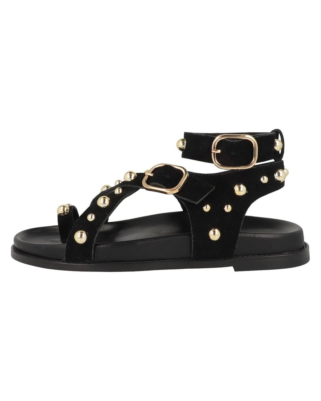 Steve Madden Black Sandale Linear