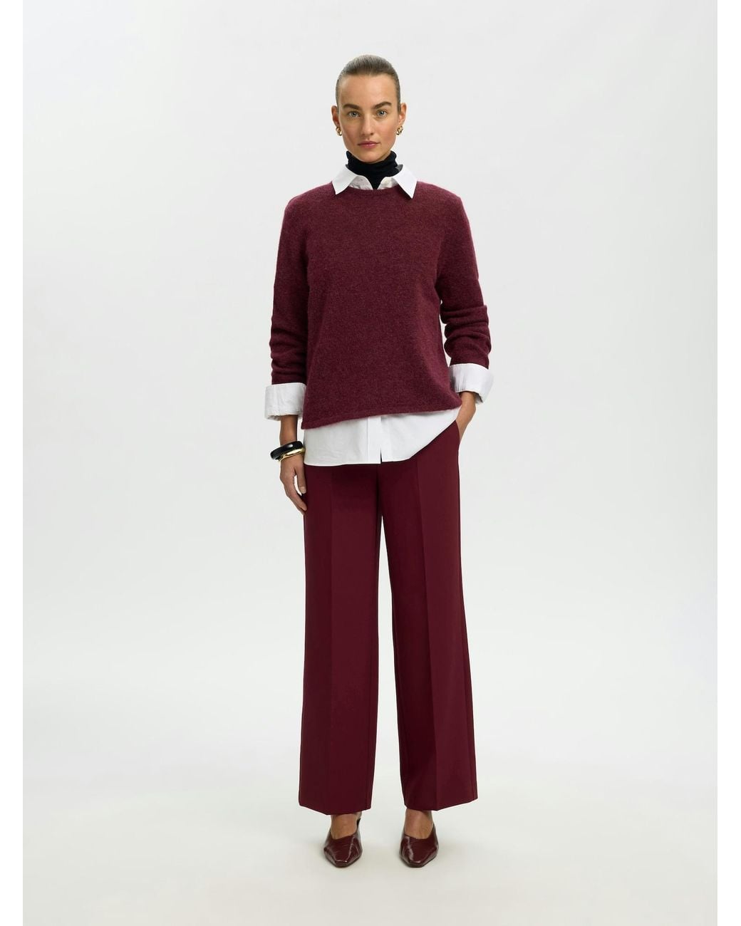 SELECTED Purple Pullover Slwlulu