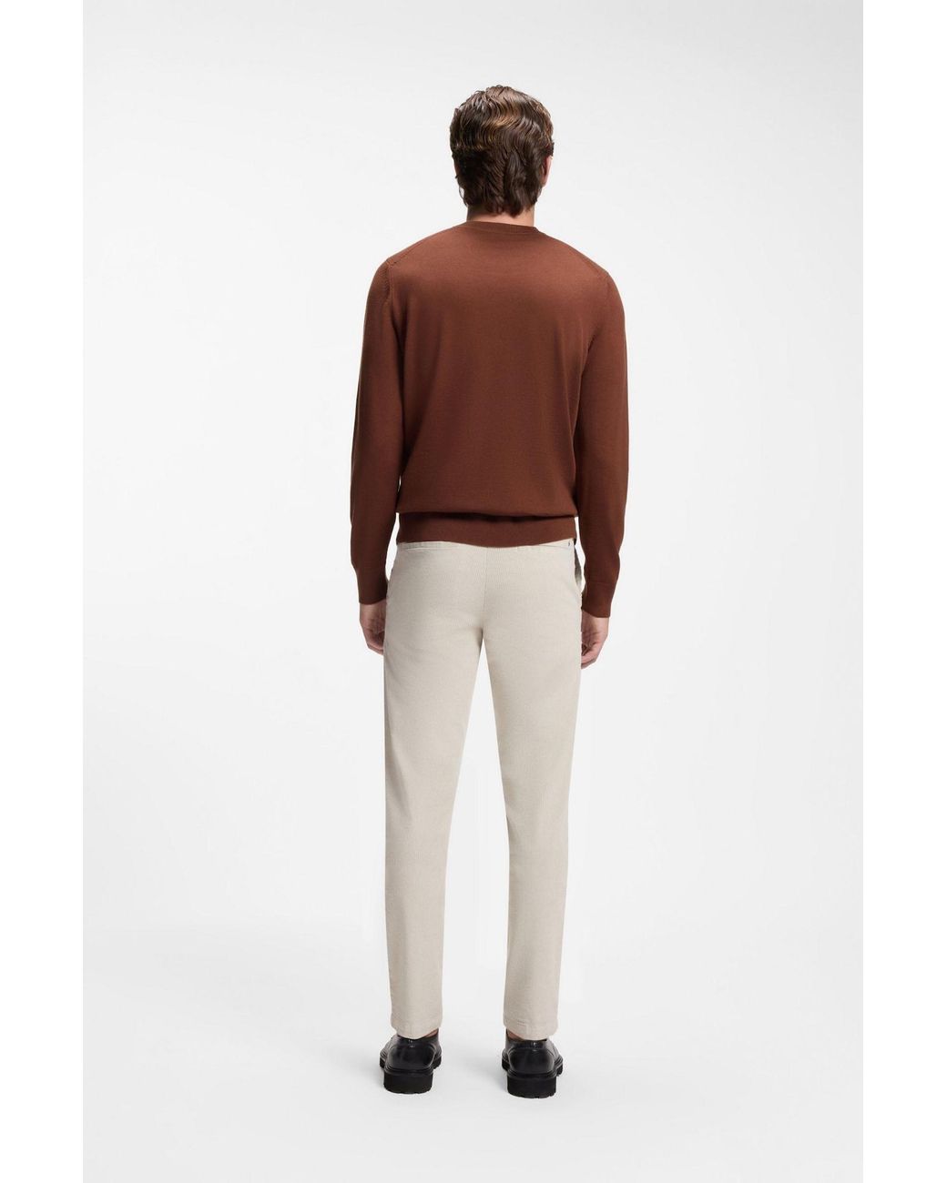 Boss Pullover Leno in Brown für Herren