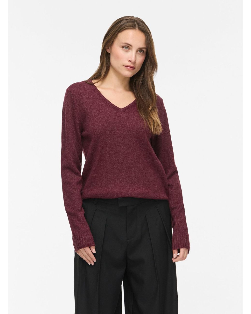 Vila Red Pullover Viril