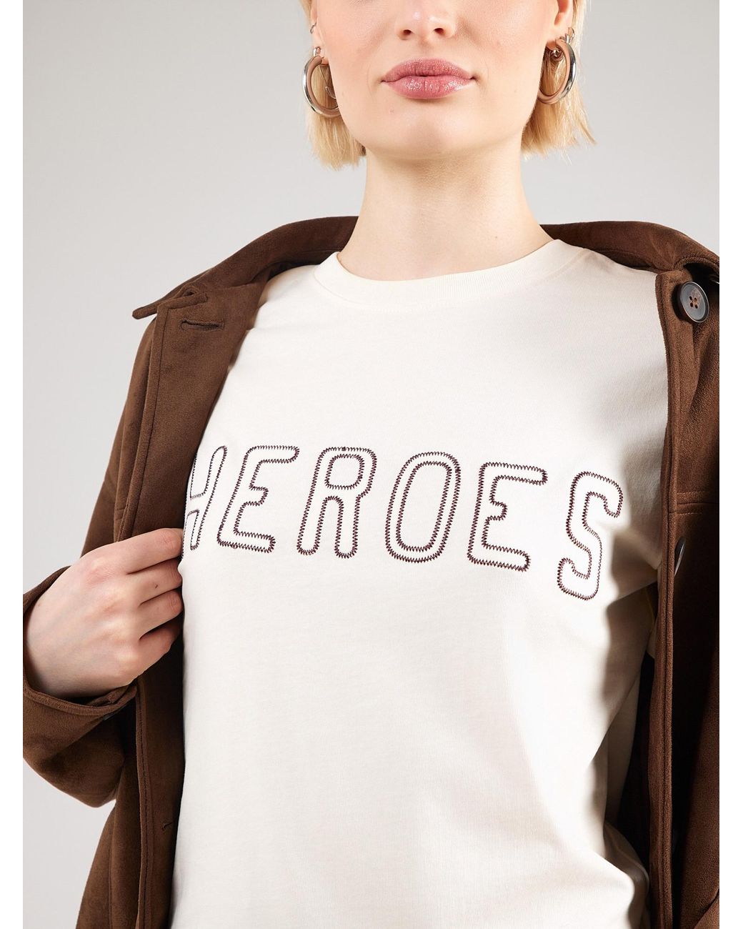 Scotch & Soda White T-Shirt The 40Th Anniversary