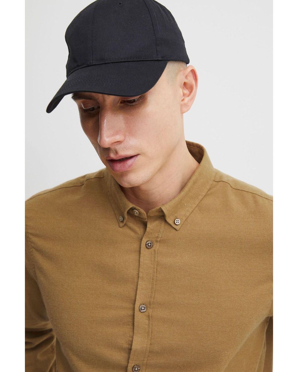 Solid Hemd Pete in Brown für Herren