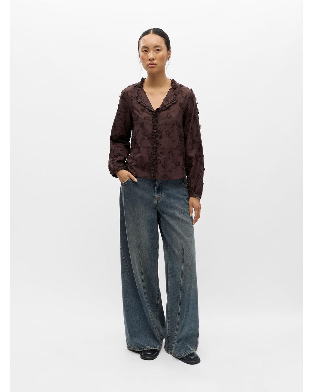 Object Brown Bluse Objkarli
