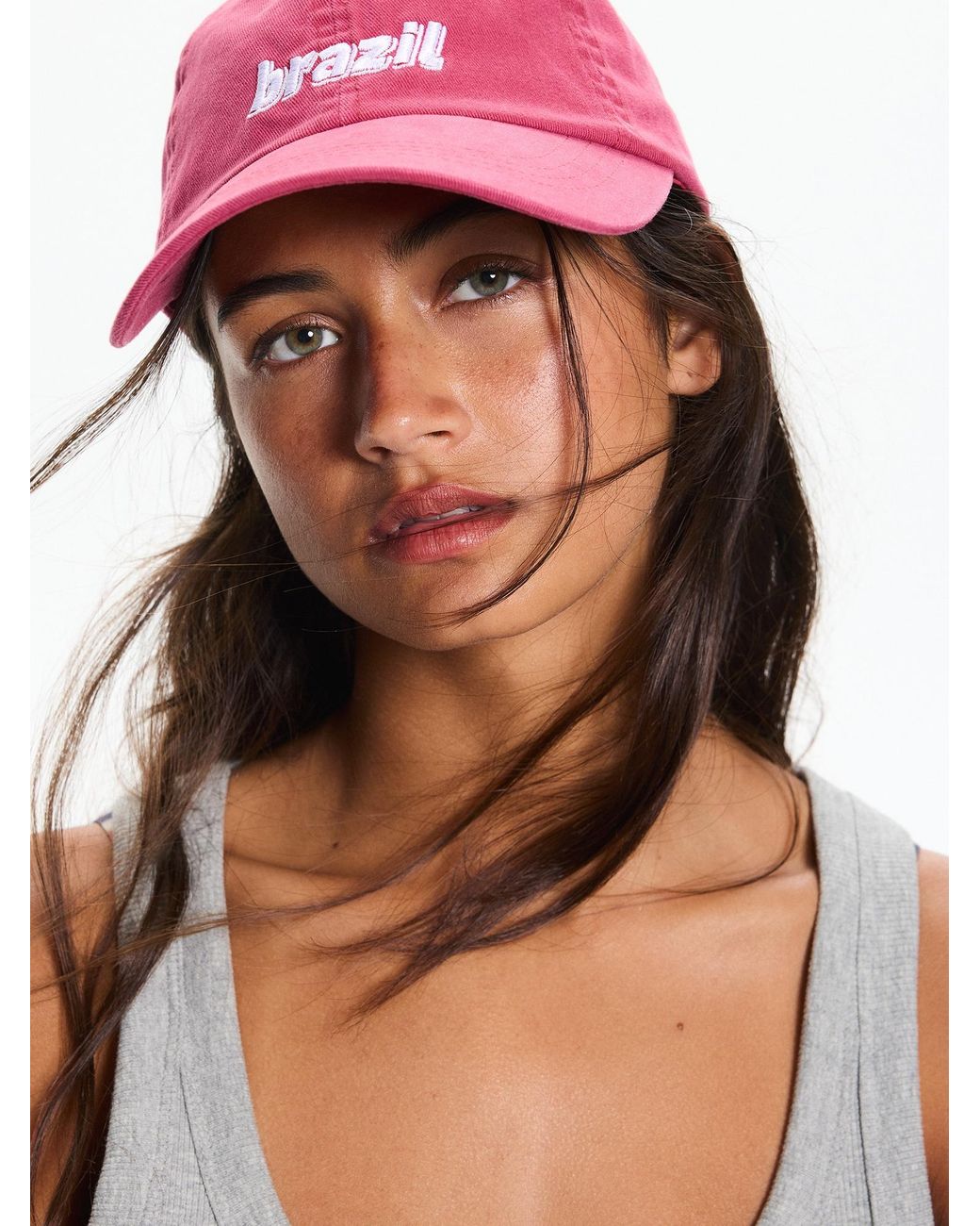 Pull&Bear Pink Cap