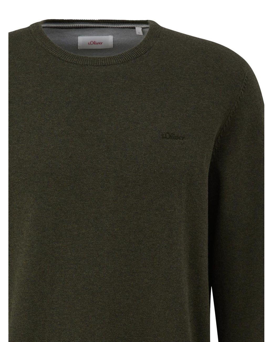 S.oliver Oliver Pullover Basic in Green für Herren