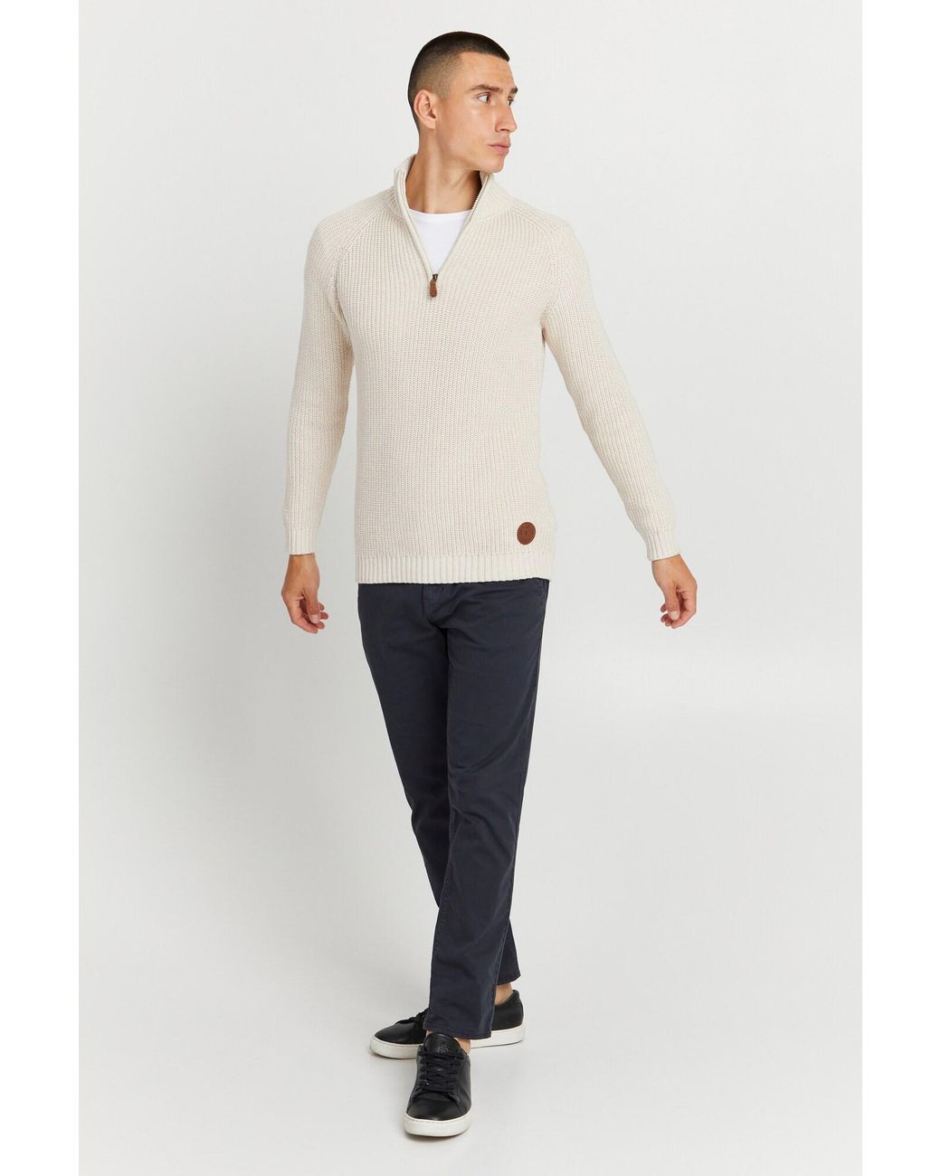 Solid Pullover Xenox in White für Herren
