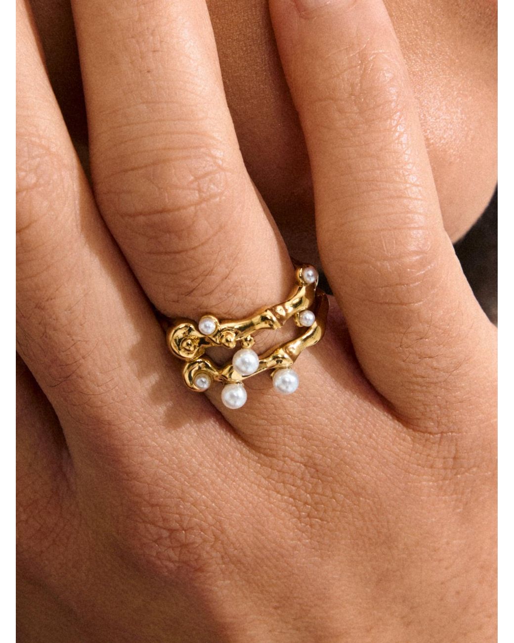 Pilgrim Metallic Ring Hadley