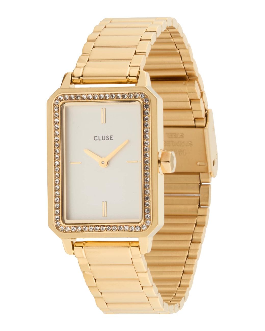 Cluse Metallic Set: Uhr Und Armband Fluette