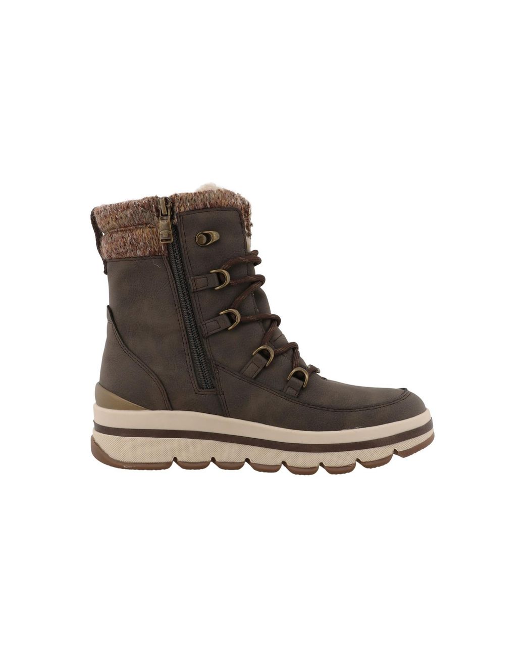 Tom Tailor Brown Schnürstiefelette