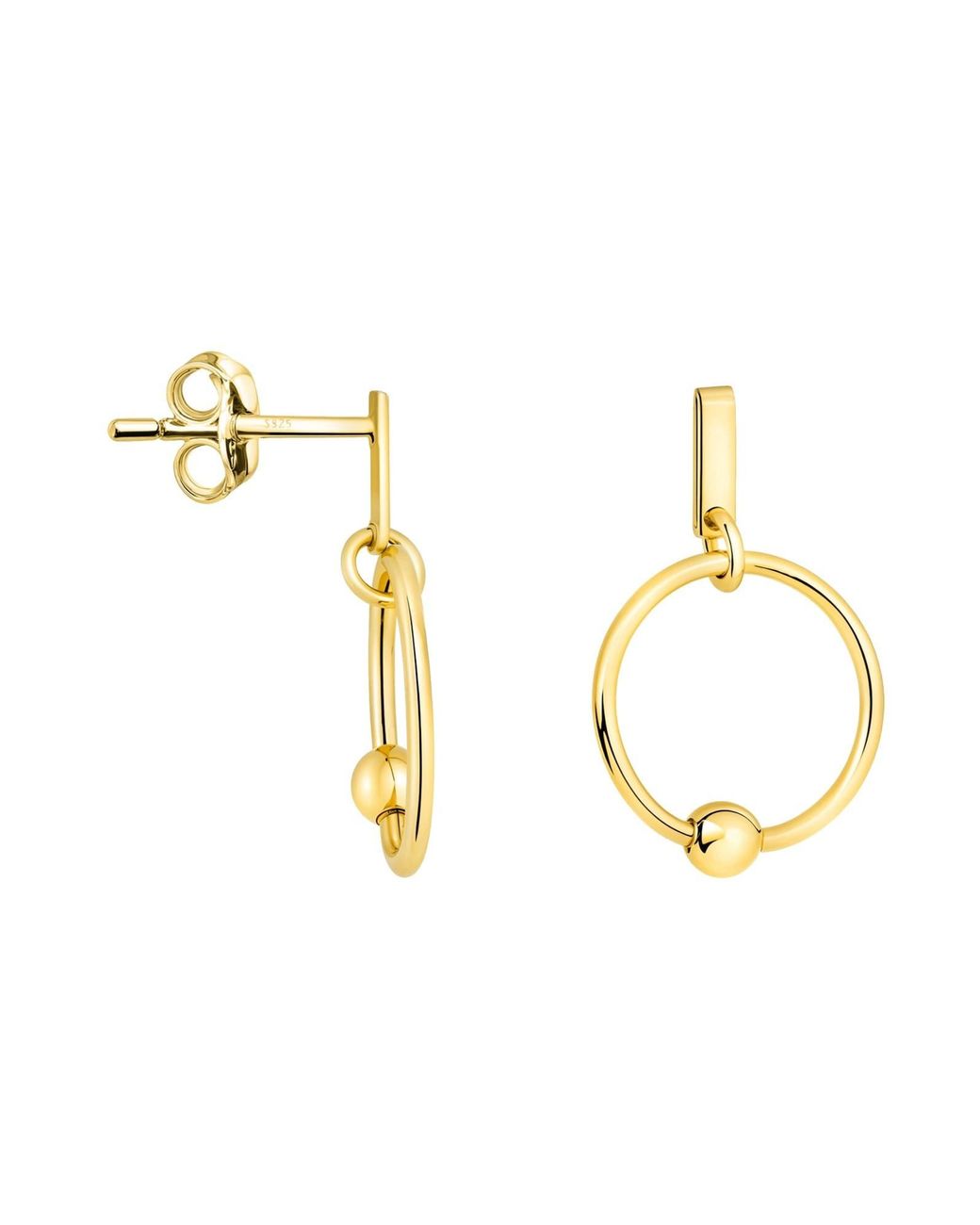 Sofia Milani Metallic Ohrringe Circle