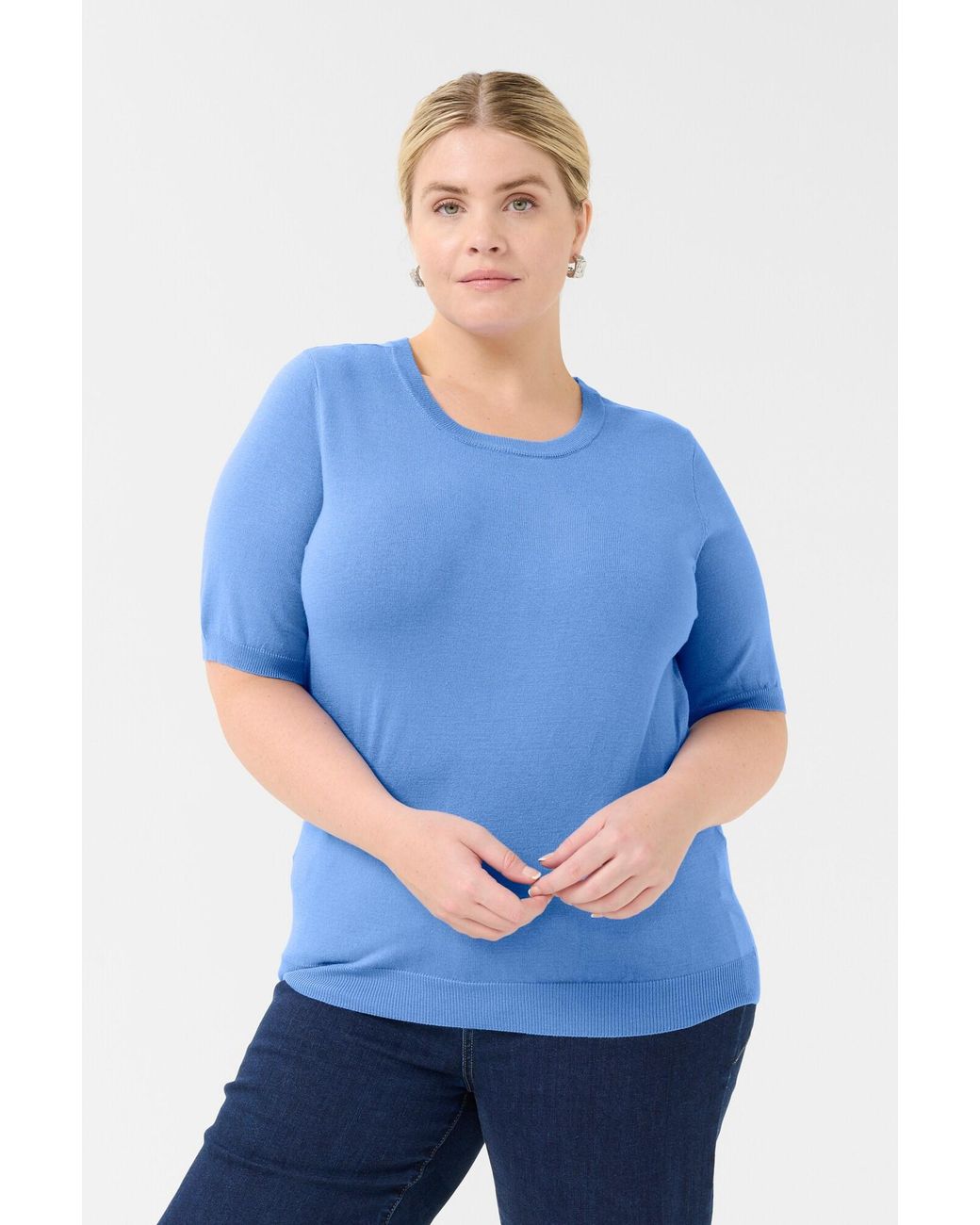 Kaffe Blue Pullover Kclizzy