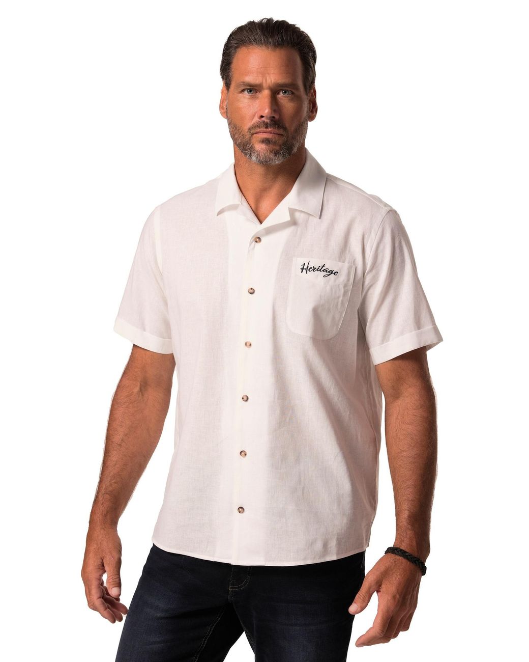 JP1880 Hemd in White für Herren