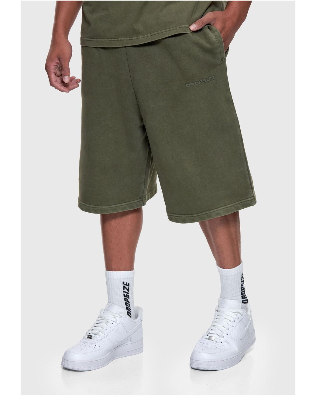 Dropsize Hose in Green für Herren