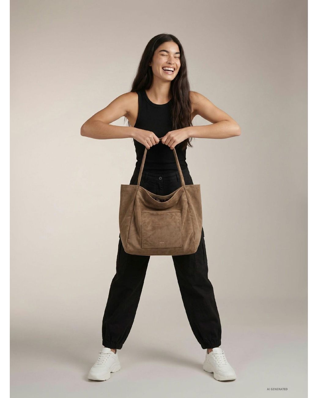 EMILY & NOAH Brown Shopper