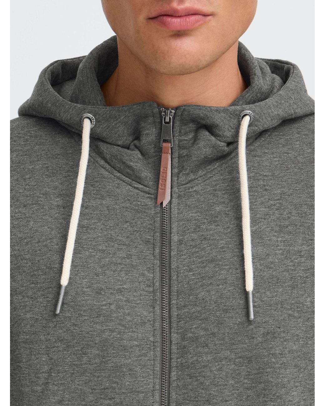 Solid Kapuzensweatjacke Sdsima in Gray für Herren